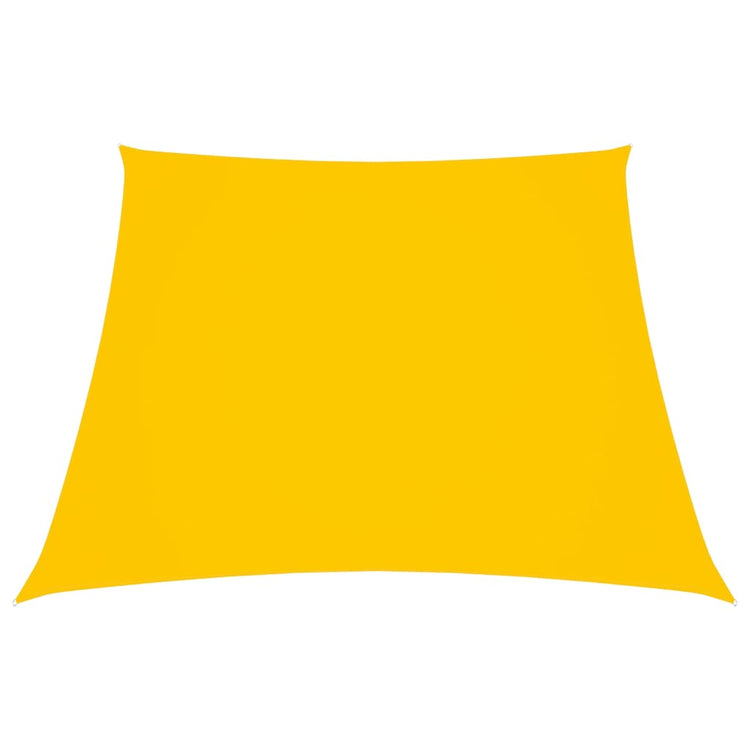 Vidaxl zonnezeil trapezium 2 4x3 m oxford stof geel
