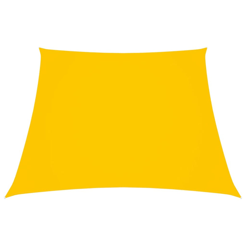 Vidaxl zonnezeil trapezium 2 4x3 m oxford stof geel