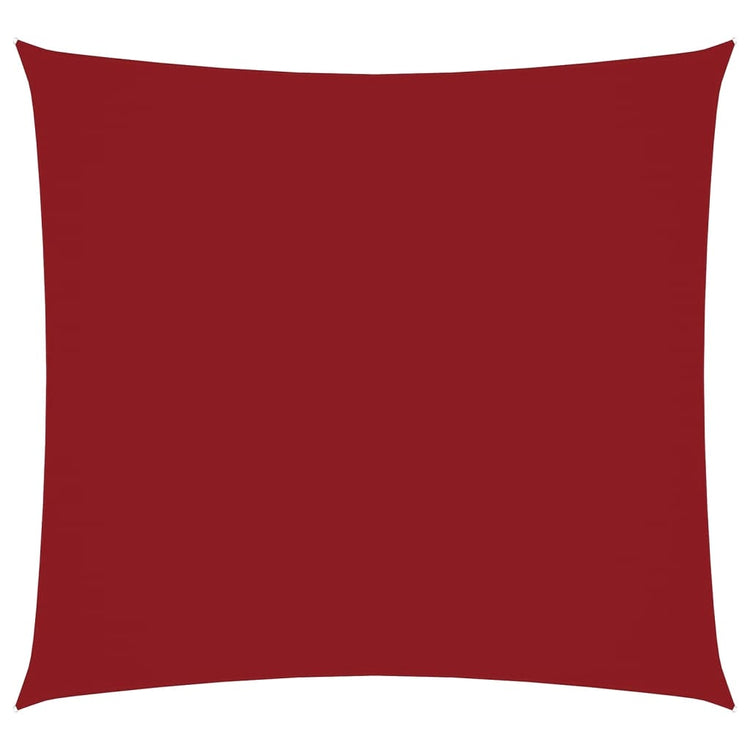 Vidaxl zonnescherm vierkant 2x2 m oxford stof rood