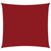 Vidaxl zonnescherm vierkant 4x4 m oxford stof rood