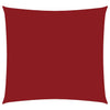 Vidaxl zonnescherm vierkant 5x5 m oxford stof rood