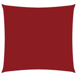 Vidaxl zonnescherm vierkant 6x6 m oxford stof rood - afbeelding 2