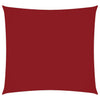 Vidaxl zonnescherm vierkant 6x6 m oxford stof rood