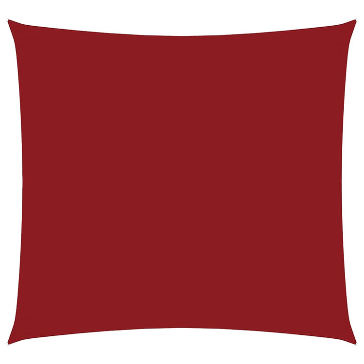 Vidaxl zonnescherm vierkant 7x7 m oxford stof rood