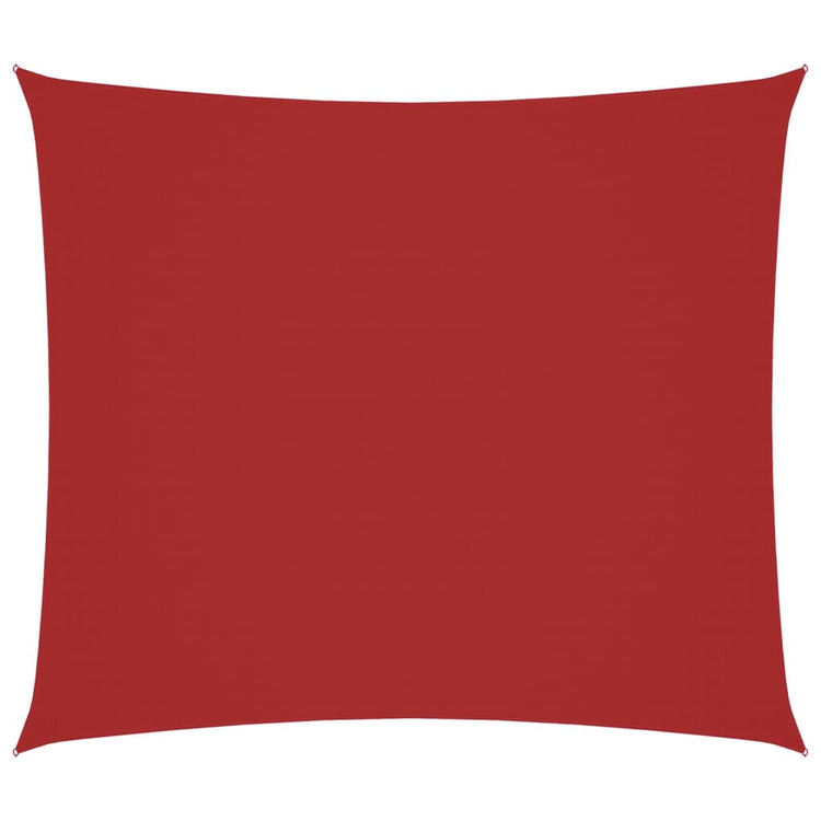 Vidaxl schaduwdoek rechthoekig 2x2,5 m oxford stof rood