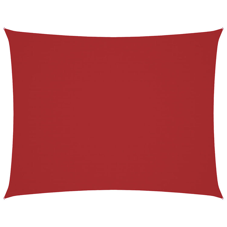 Vidaxl zonnescherm rechthoekig 2x3 m oxford stof rood