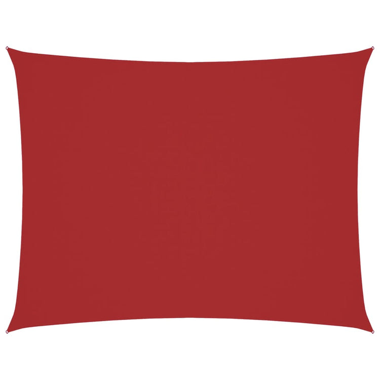 Vidaxl schaduwdoek rechthoekig 2x3,5 m oxford stof rood
