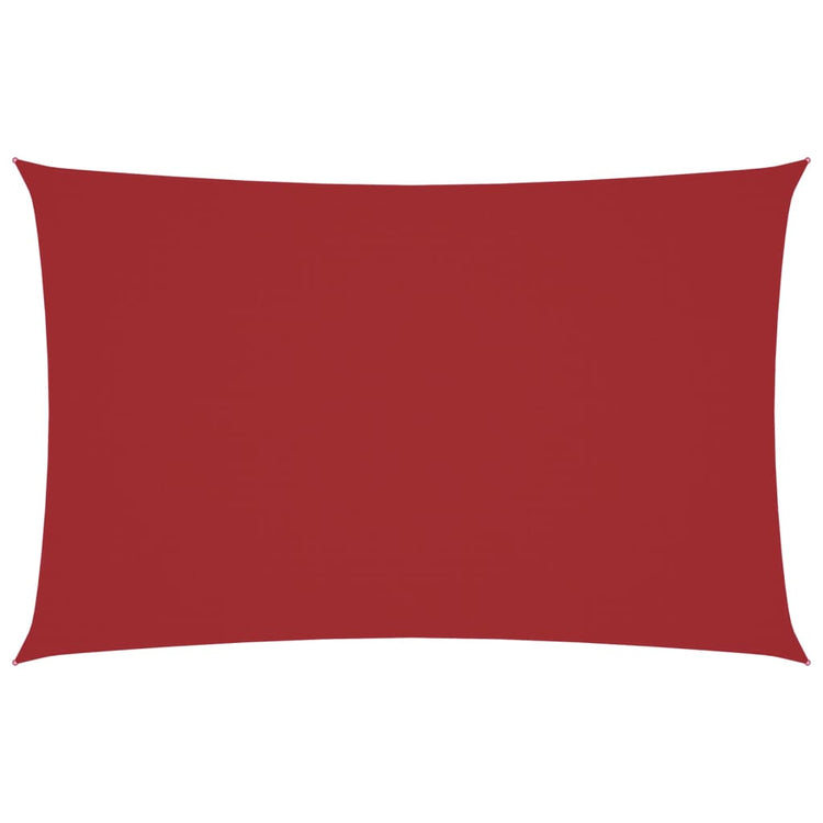 Vidaxl zonnescherm rechthoekig 2x4,5 m oxford stof rood