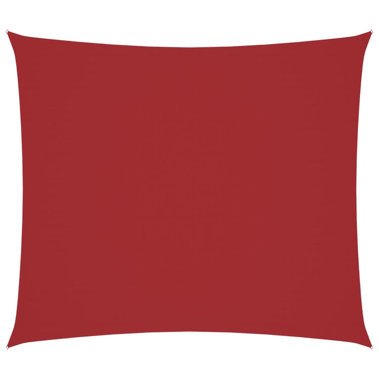 Vidaxl zonnescherm rechthoekig 2,5x3 m oxford stof rood