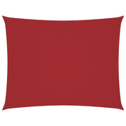 Vidaxl zonnescherm rechthoekig 2,5x3,5 m oxford stof rood - afbeelding 2