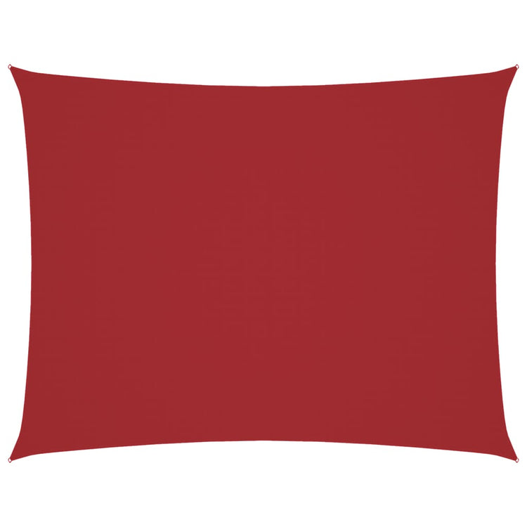 Vidaxl zonnescherm rechthoekig 2,5x4 m oxford stof rood