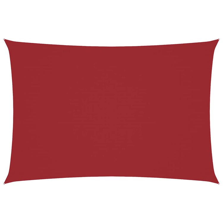 Vidaxl zonnescherm rechthoekig 2,5x4,5 m oxford stof rood