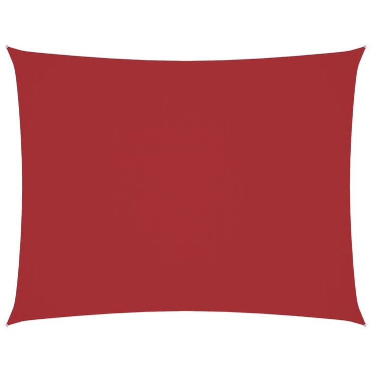 Vidaxl zonnescherm rechthoekig 3x4,5 m oxford stof rood