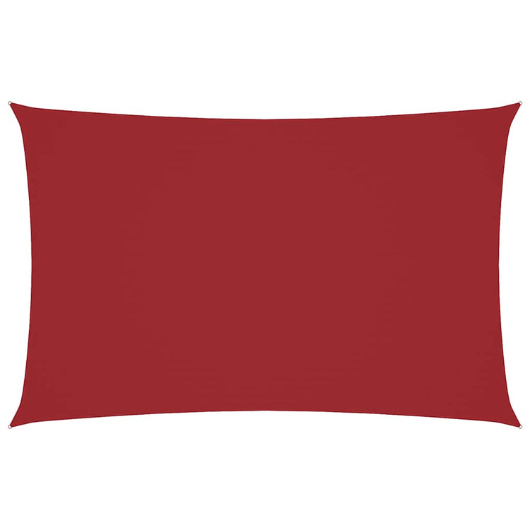 Vidaxl zonnescherm rechthoekig 5x8 m oxford stof rood