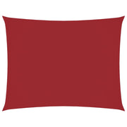Vidaxl schaduwdoek rechthoekig 6x8 m oxford stof rood - afbeelding 2