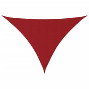 Vidaxl zonnescherm driehoekig 3,5x3,5x4,9 m oxford stof rood - afbeelding 2
