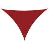 Vidaxl zonnescherm driehoekig 5x7x7 m oxford stof rood - afbeelding 2