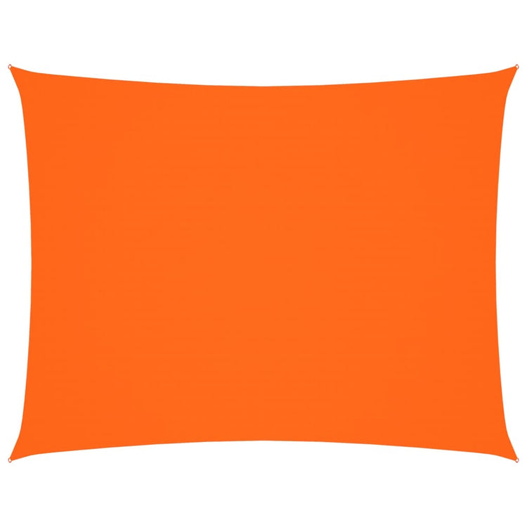 Vidaxl zonnescherm rechthoekig 3,5x4,5 m oxford stof oranje