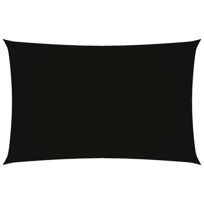 Vidaxl zonnescherm rechthoekig 2x5 m oxford stof zwart