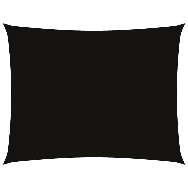 Vidaxl zonnescherm rechthoekig 2,5x3,5 m oxford stof zwart