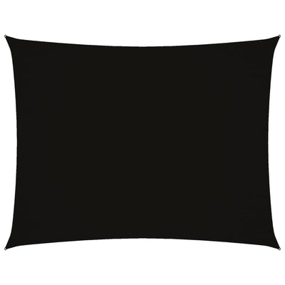 Vidaxl zonnescherm rechthoekig 2,5x4 m oxford stof zwart