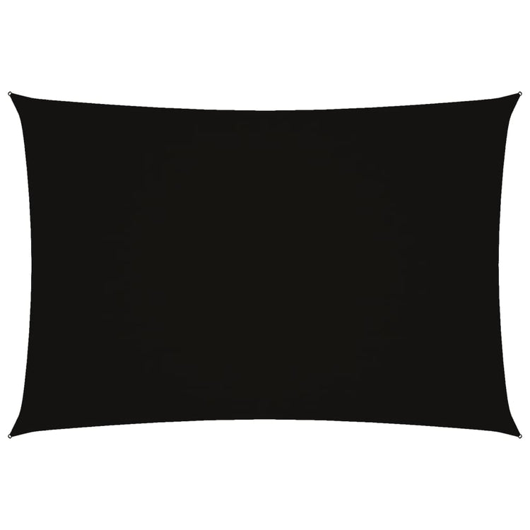 Vidaxl zonnescherm rechthoekig 2,5x4,5 m oxford stof zwart
