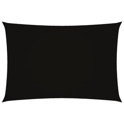 Vidaxl zonnescherm rechthoekig 2,5x4,5 m oxford stof zwart