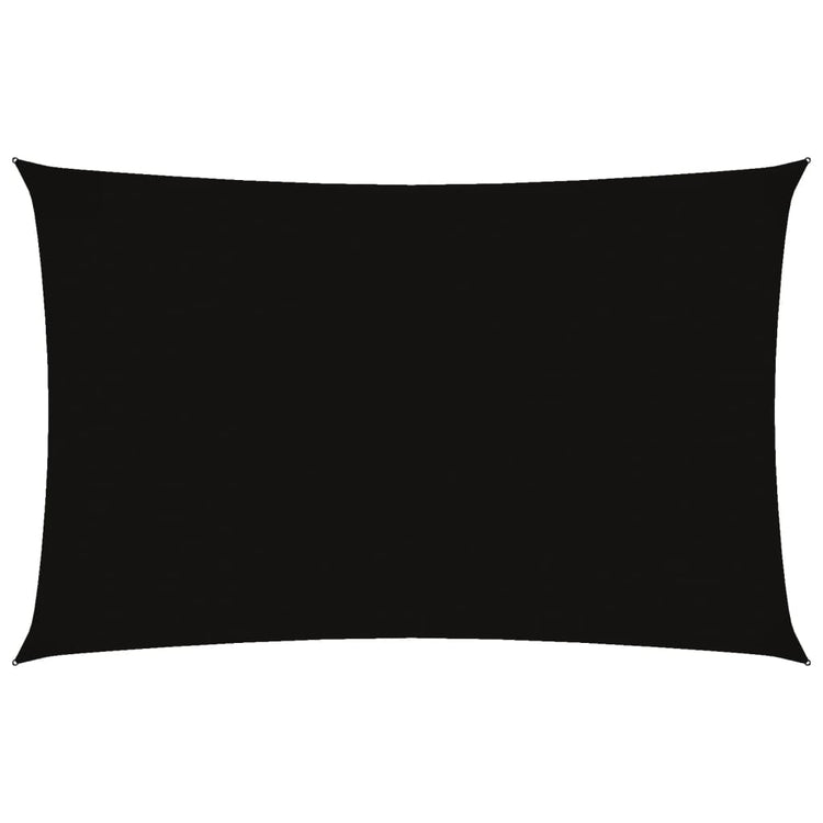 Vidaxl zonnescherm rechthoekig 2,5x5 m oxford stof zwart