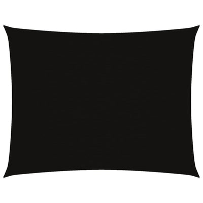 Vidaxl zonnescherm rechthoekig 3x4 m oxford stof zwart
