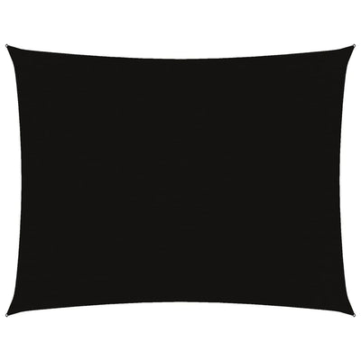 Vidaxl zonnescherm rechthoekig 3x6 m oxford stof zwart