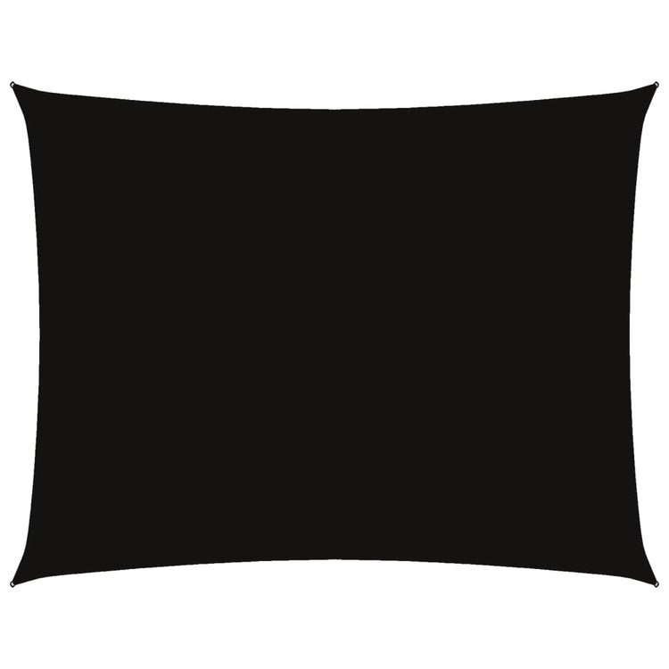 Vidaxl zonnescherm rechthoekig 3,5x4,5 m oxford stof zwart