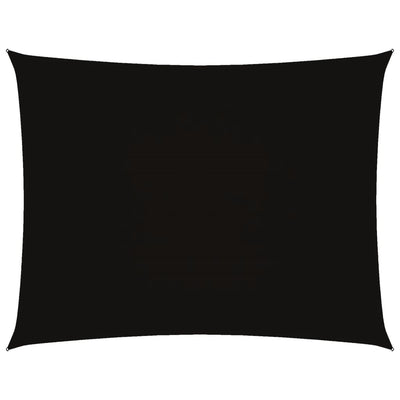 Vidaxl zonnescherm rechthoekig 3,5x5 m oxford stof zwart