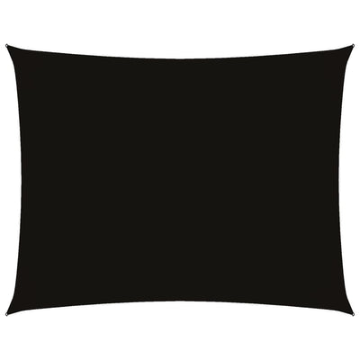Vidaxl zonnescherm rechthoekig 4x6 m oxford stof zwart