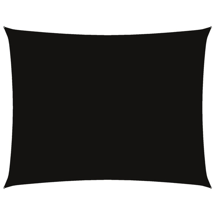 Vidaxl zonnescherm rechthoekig 5x6 m oxford stof zwart