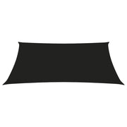 Vidaxl zonnezeil trapezium 2 4x3 m oxford stof zwart - afbeelding 2