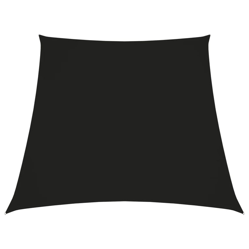 Vidaxl zonnezeil trapezium 3 5x4 m oxford stof zwart