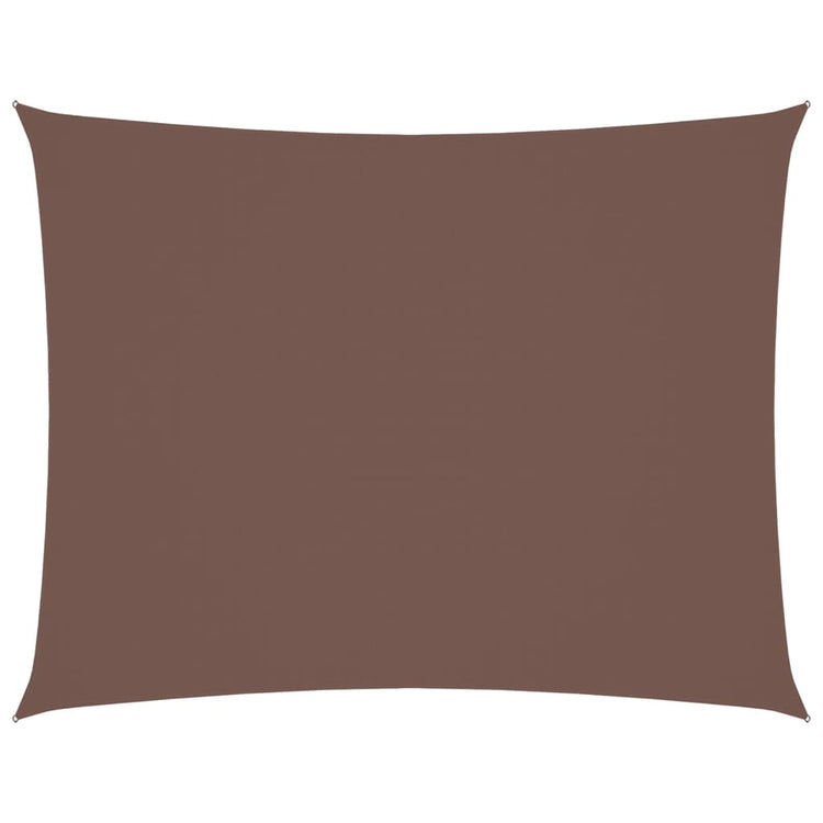 Vidaxl zonnescherm rechthoekig 2x3,5 m oxford stof bruin