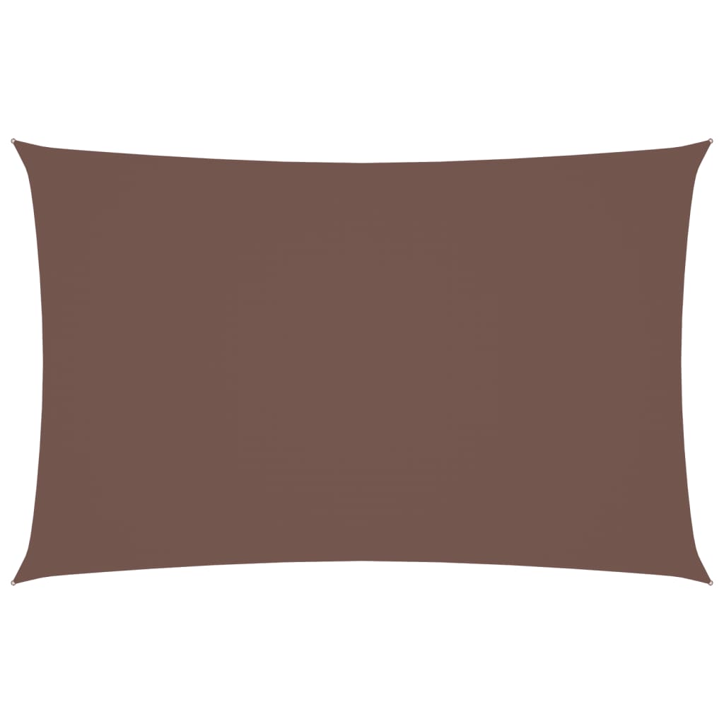 Vidaxl zonnescherm rechthoekig 2x5 m oxford stof bruin