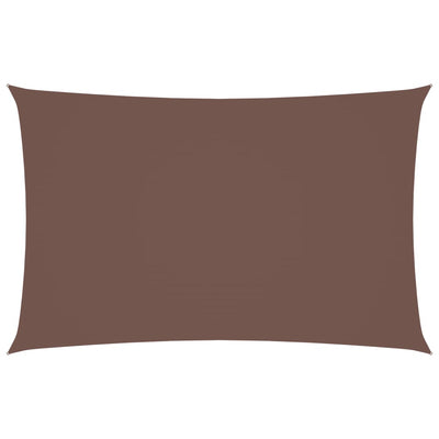 Vidaxl zonnescherm rechthoekig 2x5 m oxford stof bruin