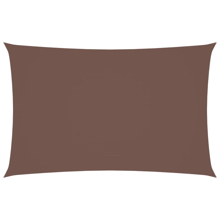 Vidaxl zonnescherm rechthoekig 2x5 m oxford stof bruin