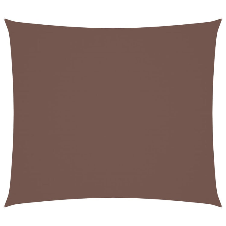 Vidaxl zonnescherm rechthoekig 2,5x3 m oxford stof bruin