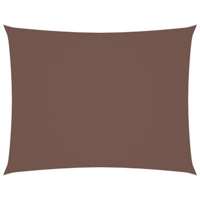 Vidaxl zonnescherm rechthoekig 2,5x3,5 m oxford stof bruin