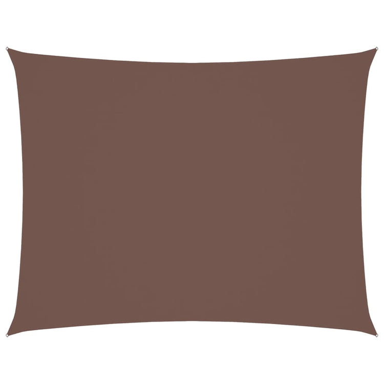 Vidaxl zonnescherm rechthoekig 2,5x3,5 m oxford stof bruin