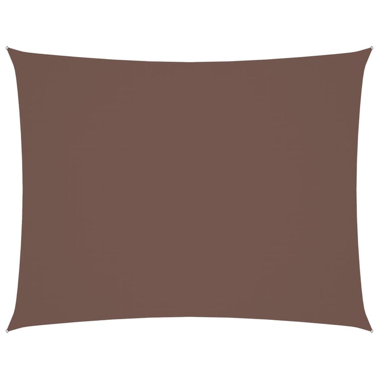 Vidaxl zonnescherm rechthoekig 2,5x4 m oxford stof bruin