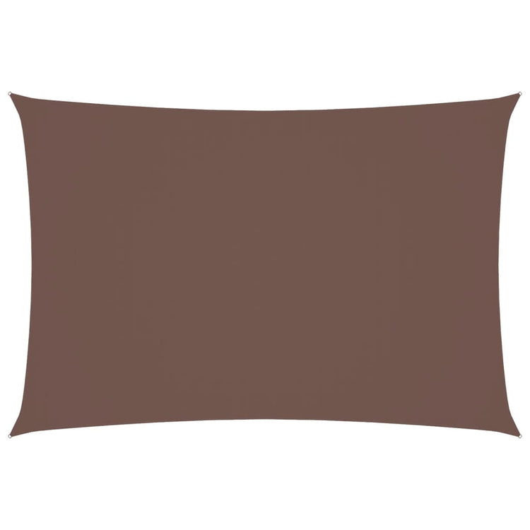 Vidaxl zonnescherm rechthoekig 2,5x4,5 m oxford stof bruin