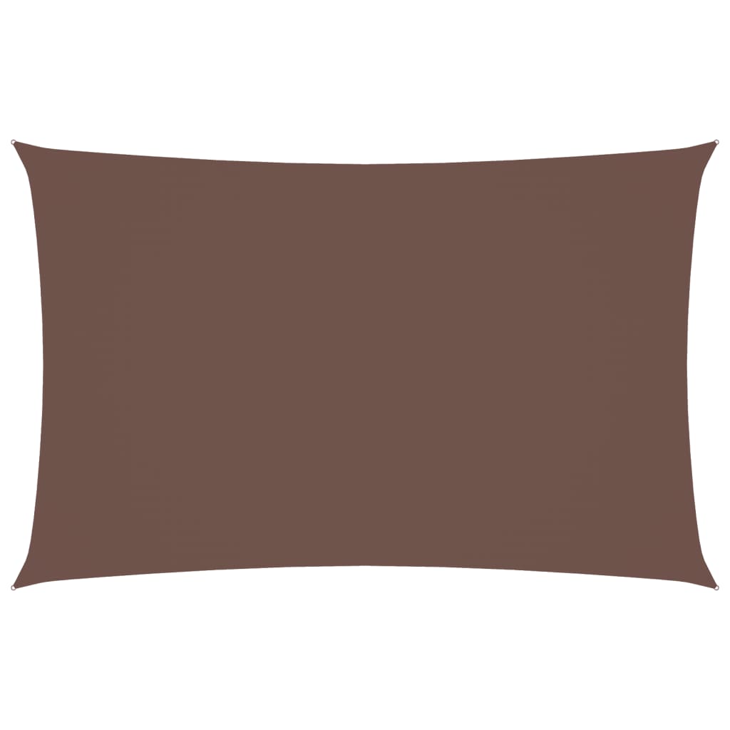 Vidaxl zonnescherm rechthoekig 2,5x5 m oxford stof bruin
