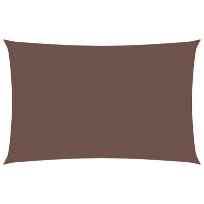 Vidaxl zonnescherm rechthoekig 2,5x5 m oxford stof bruin