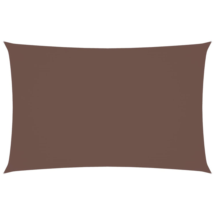 Vidaxl zonnescherm rechthoekig 2,5x5 m oxford stof bruin