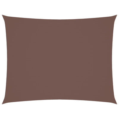 Vidaxl zonnescherm rechthoekig 3x4 m oxford stof bruin