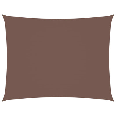 Vidaxl zonnescherm rechthoekig 3x4,5 m oxford stof bruin